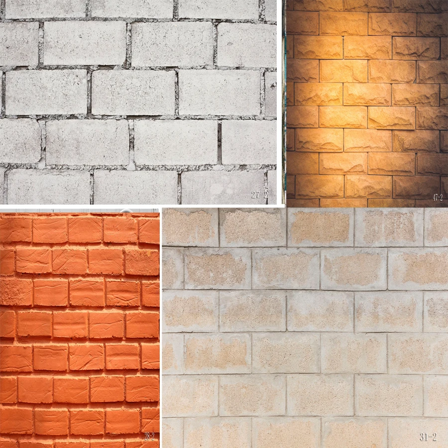 Реквизит для фотостудии Nitree тканевый фон ретро большая кирпичная стена