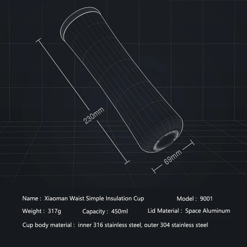 Кофейная кружка с логотипом на заказ бутылка для воды 316 изоляционный горшок из