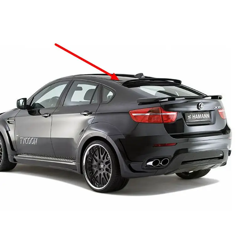 Для BMW X6 X Series F16 2014 2015 2016 2017 Высокое качество ABS Материал Задний спойлер задний
