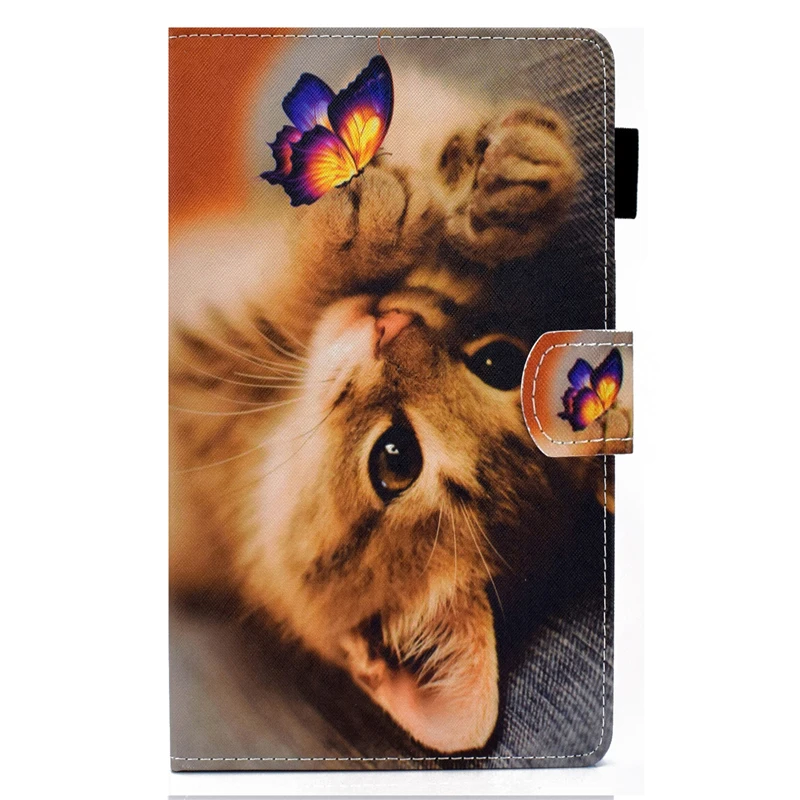 Чехол для Samsung Tab A8 A 8 2019 T290 с мультяшным котом кожаный чехол Galaxy 0 дюймов T295 T297 |