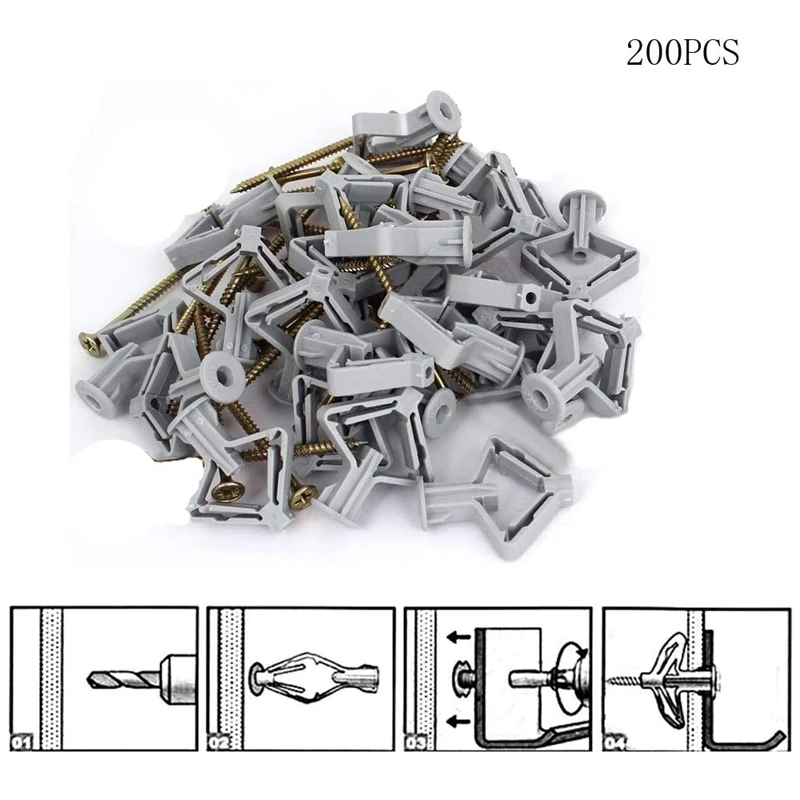 200 шт. M8 воздушные расширительные болты якоря пробки винты Расширительная Трубка