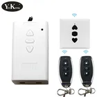 DC 12V 24V 36V мотор ручное управление ler мотор дистанционное управление переключатель вперед обратный вверх вниз конечный выключатель 60W завеса rx tx