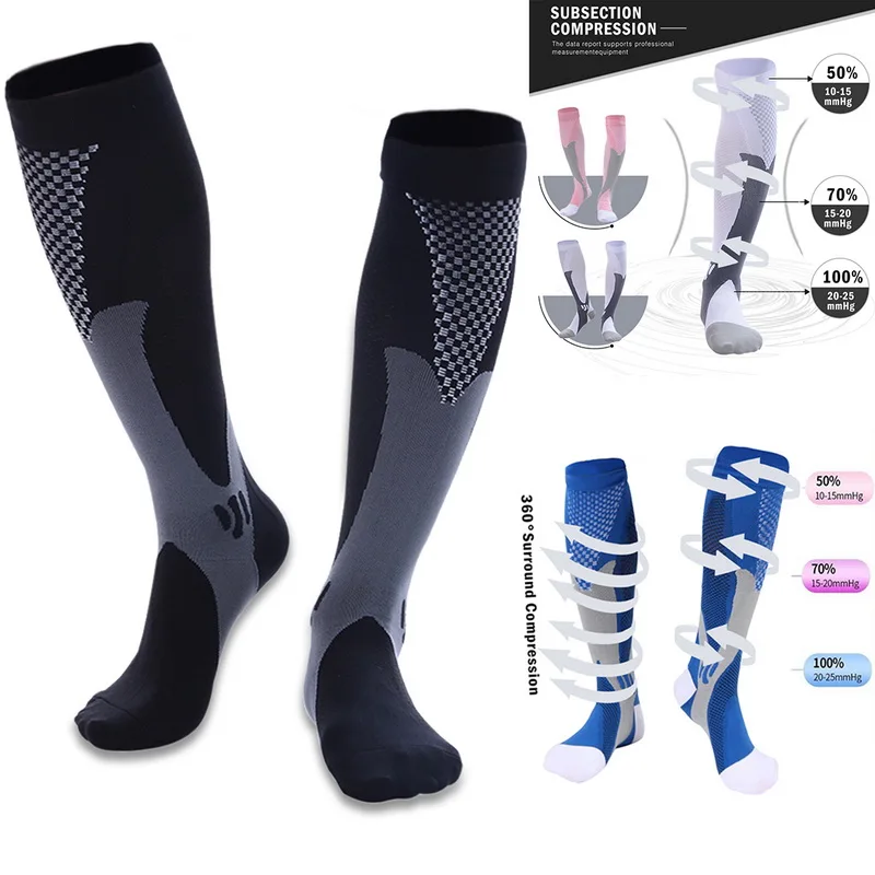 SFIT Компрессионные гольфы для бега Chaussette Футбол Баскетбол Велоспорт Homme носки для спорта на открытом воздухе мужские велосипедные носки