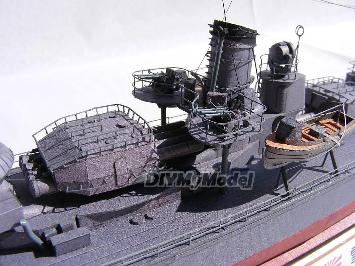 DIYMyModeI destructor japon&eacute;s Xuefeng 1:200, BRICOLAJE, manualidades, Kit de modelos de papel, rompecabezas de juguete hechos a mano, regalo, utillaje de pel&iacute;cula-4