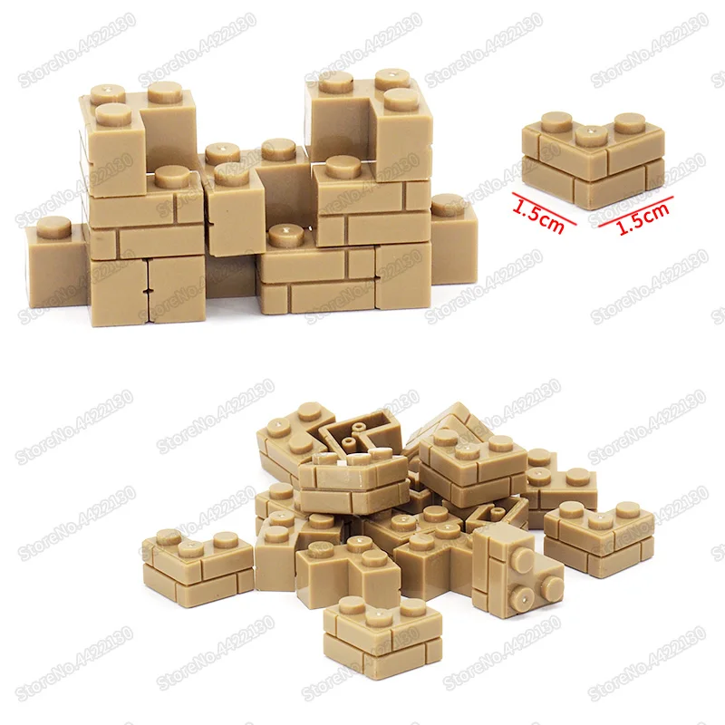 Piece 1x3 Building Blocks Corner Brick Lot Diy Military City Technology Figures Mini Model Moc Child Christmas Birthday Gift Toy | Игрушки и