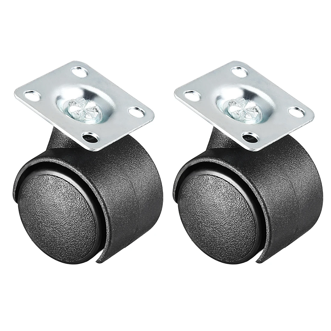 Uxcell офисное кресло ролики нейлоновое двухколесное вертлюжное крепление верхней