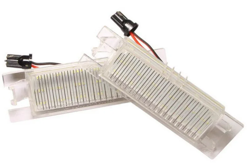 

Led License Plate Light 3W 7000K White 12V Tail Light Assembly For O/pel Zafira B Astra H Corsa D Insignia LED 1999 2 Pcs