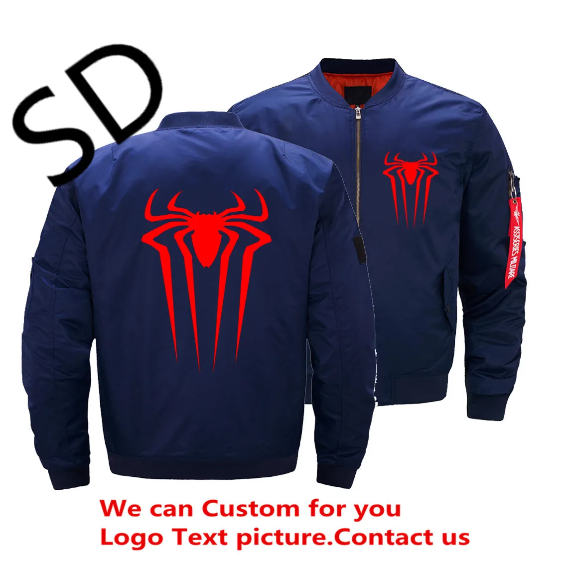 Новинка 2018 мужская куртка горячая распродажа Человек-паук весна-осень теплая