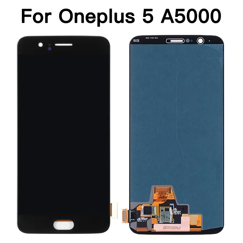 

OLED tft LCD For Oneplus 5T A5010 5 A5000 LCD Display + Touch Screen Digitizer Assembly for One Plus 5 T Display with frame