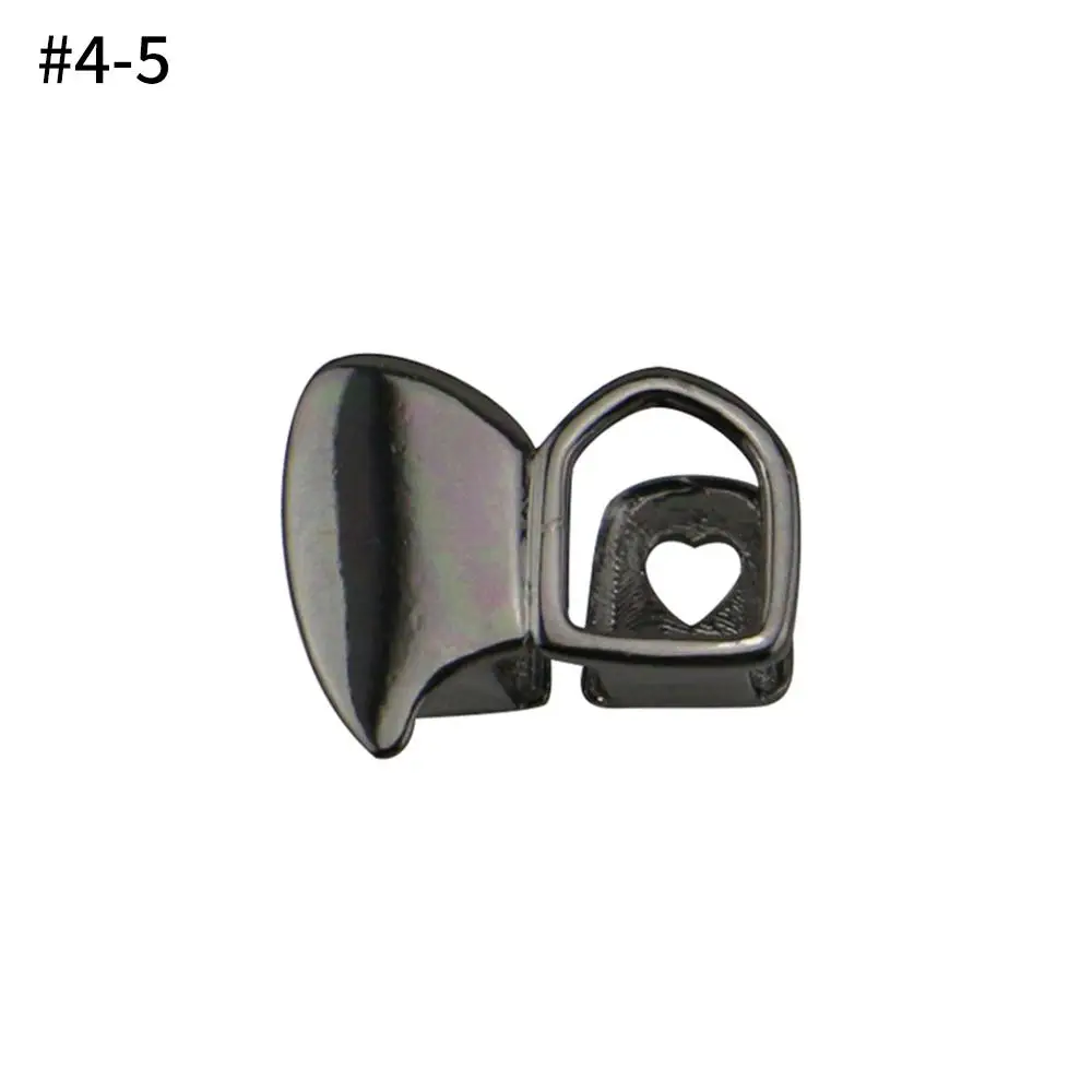 Punk Gold Silver Teeth Grillz Top Bottom Grills Dental Mouth Teeth Caps Cosplay Party Tooth Rapper Jewelry Gift Hip Hop - Окраска металла: Black5