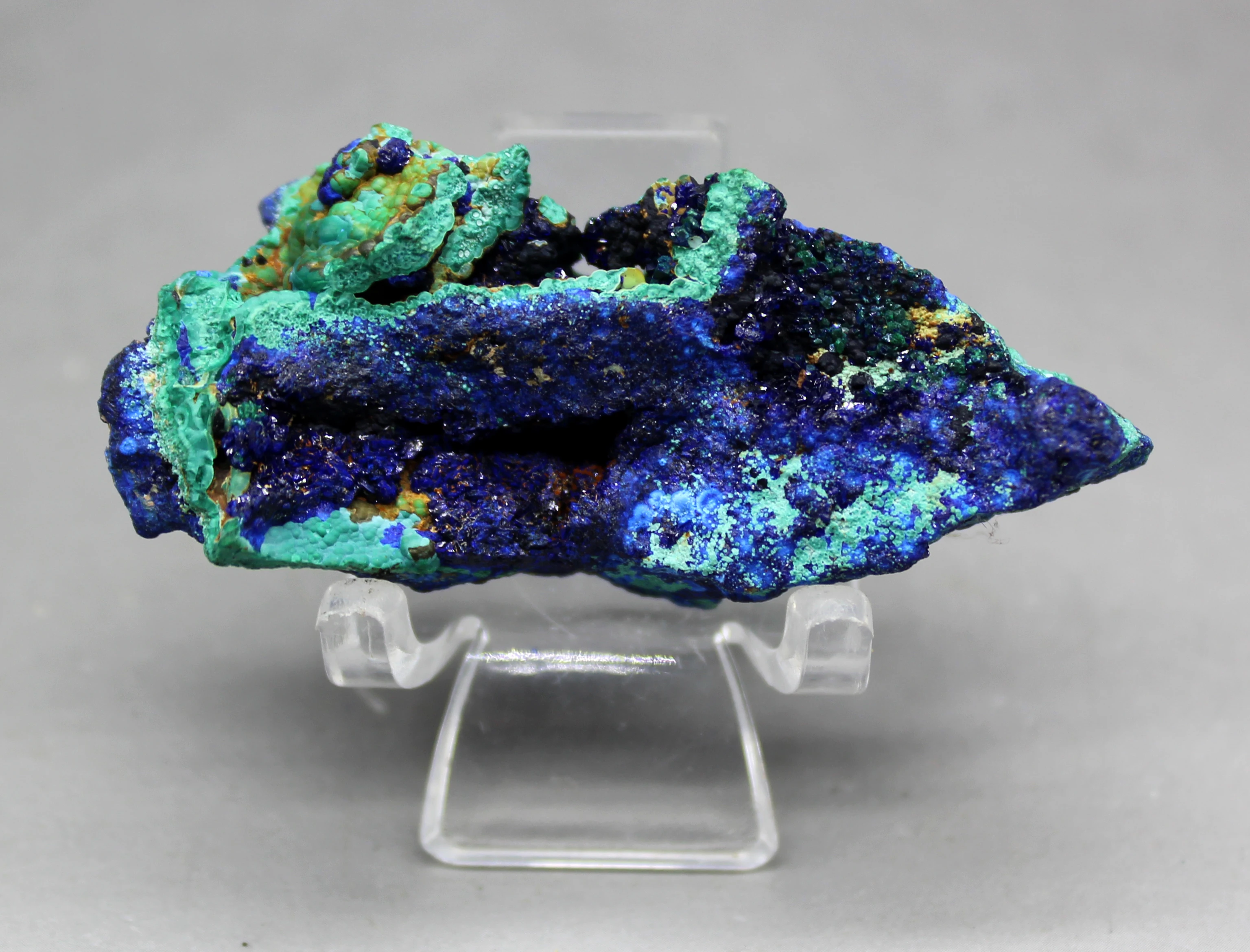 24 г натуральный Азурит и Малахитовый симбиотический минеральные хрустальные