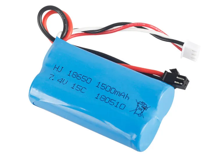 (SM Plug) 7 4 V 1500mAh литий-полимерный аккумулятор для YDI U12A Syma S033g Q1 TK H101 18650 Аккумулятор