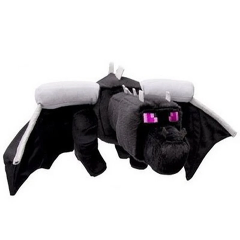

New My World Ender Dragon Plush Soft Black PP Cotton Dragon Toys for Children Plush Zombie Toy Pillows