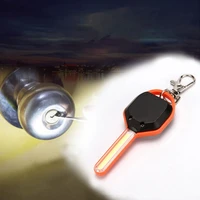outdoor led waterproof mini flashlight key shape portable night fishing light counterfeit detector light emergency camping light
