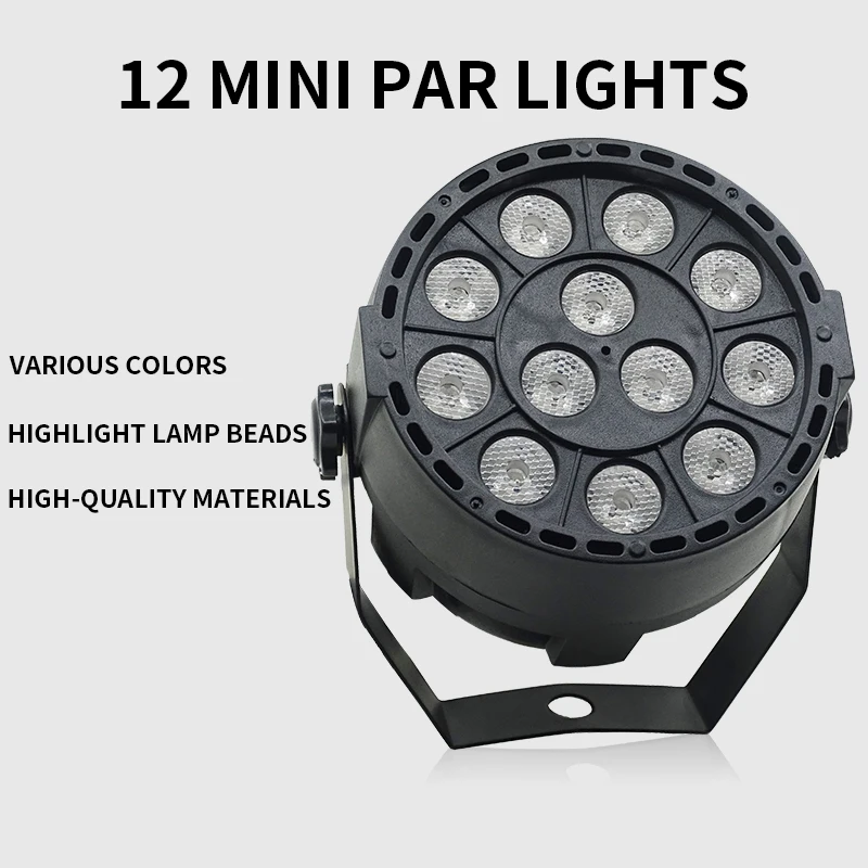 2 шт./лот 12x3 Вт Мини светодиодный Par RGB 3в1 светильник для сцены 12*3 Светильник