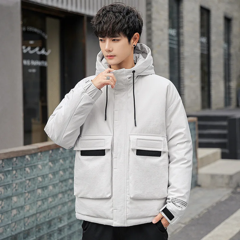 

Down Coat Men Fashion Long Jacket For Men Style 2020 Autumn Winter Coat Windproof Zipper Warm Hooded Jacket Waterproof 470575