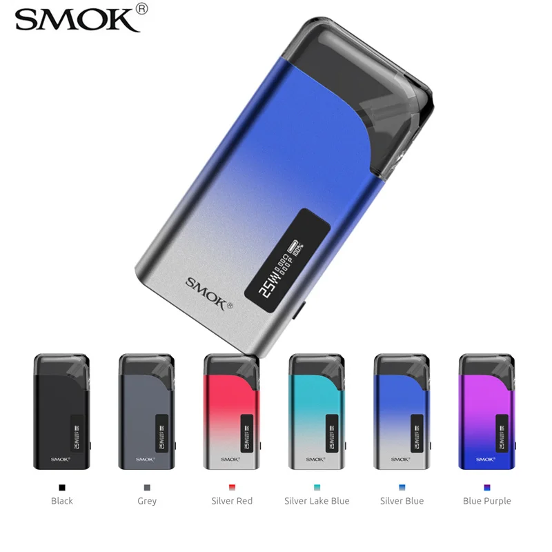 Vape SMOK THINER Kit Box MOD 700mah Battery Electronic Cigarette 25W E Cigarette 4ML Cartridge Vaporizer  0.8 Meshed POD Coil