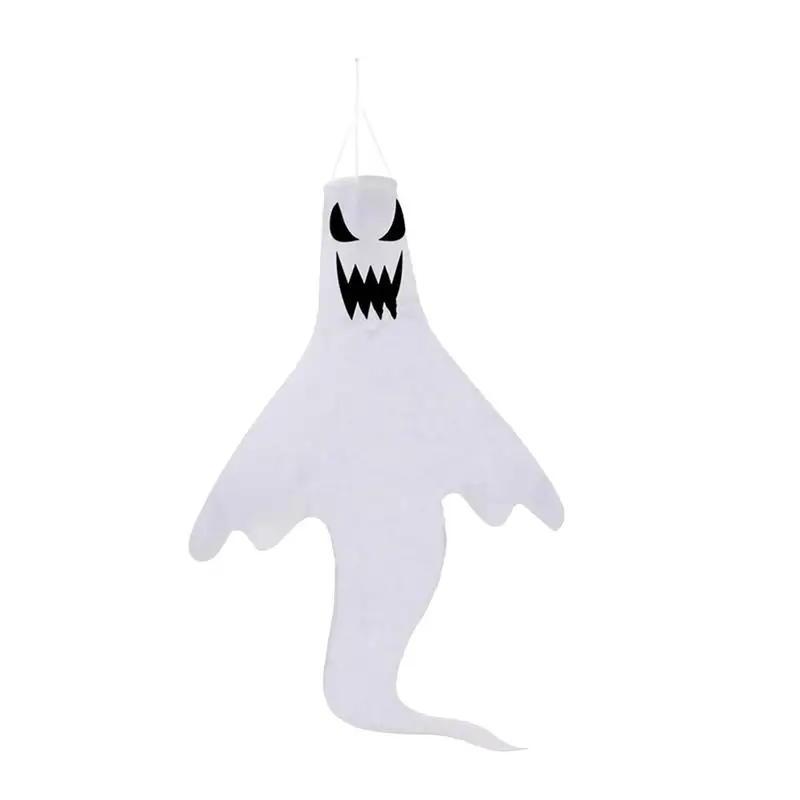 

1pc Ghost Windsock Light Ghost Shape Wind Director Hanging Decor For Lawn Halloween