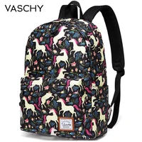 fashion women backpack girls vaschy classic water resistant floral school backpack 15inch laptop casual daypack unicorn backpack