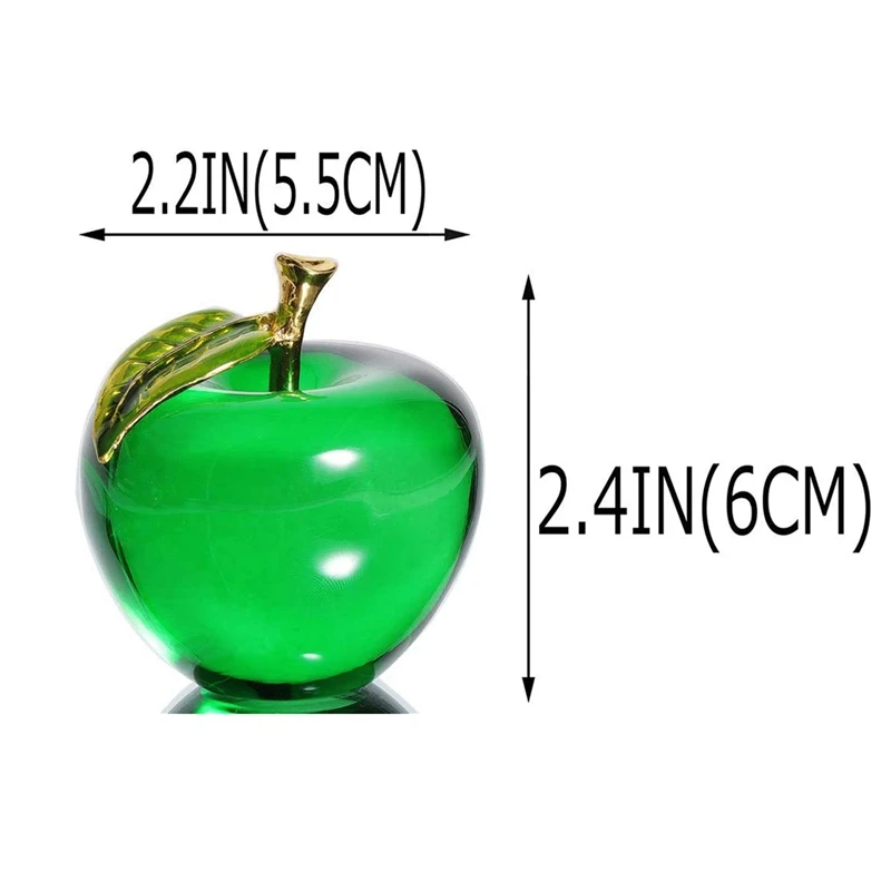 Хрустальное яблоко пресс-папье красивые поделки искусство и Коллекция