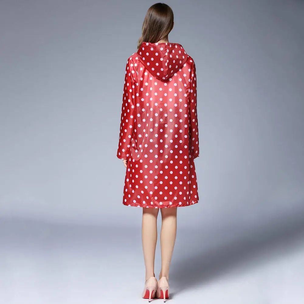 Женский непромокаемый дождевик с капюшоном 29 дюймов | Дом и сад