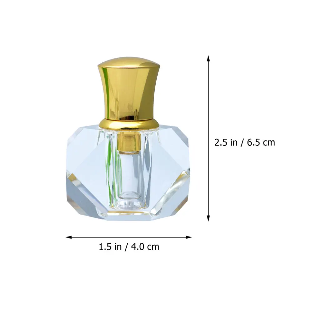 

Transparent Essential Oil Bottle Perfume Glass Dropper Bottle Container 1ml