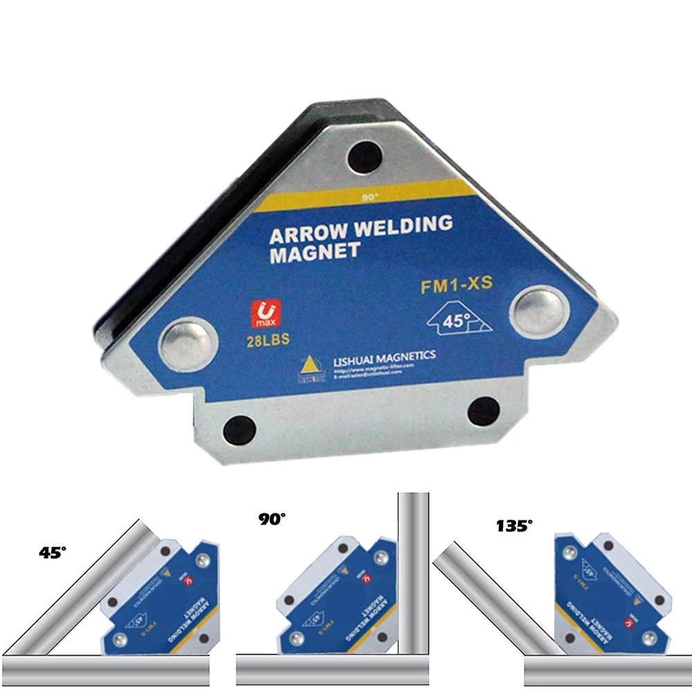 

2/4 Pcs Welding Holder Magnetic Multi-Angle Solder Arrow Strong Magnet Weld Fixer Positioner Auxiliary Locator Tool