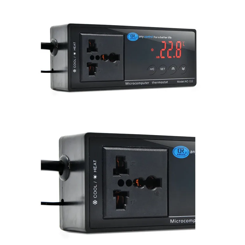 Цифровой светодиодный термостат для аквариумная рептилия 110/220 в 10A | Дом и сад