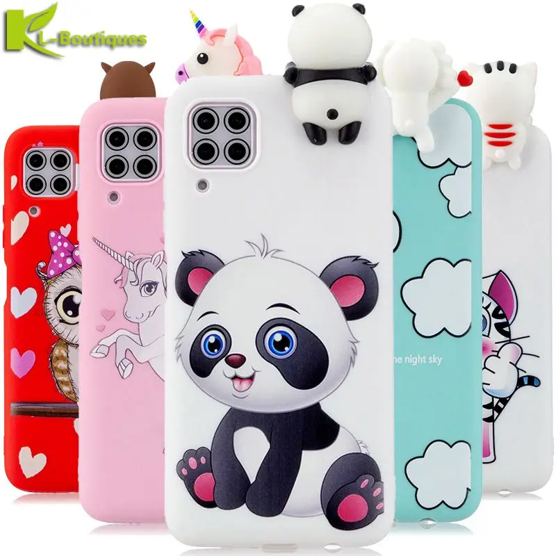 3D панда Не доставая его из чехла для Fundas iPhone Samsung Galaxy A12 чехол мягкого силикона с