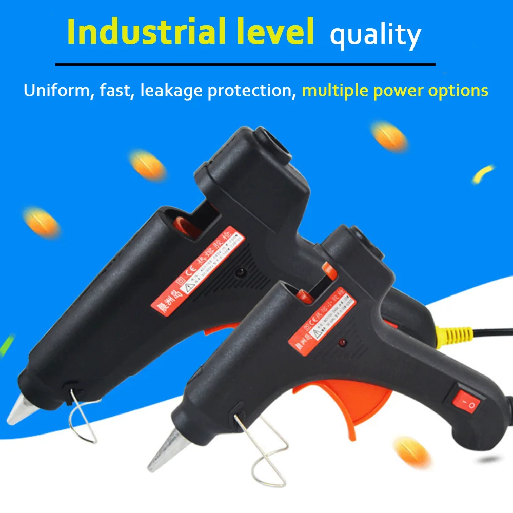 Высокая температура нагреватель расплава горячего клея пушка 20 Вт 100 W инструмент