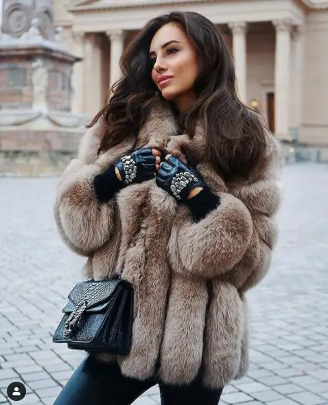 dark khaki Заводская распродажа, подгонянные любые цвета, классические модные шубы из натурального Лисьего меха, Роскошные куртки из натурального Лисьего меха - Цвет: dark khaki