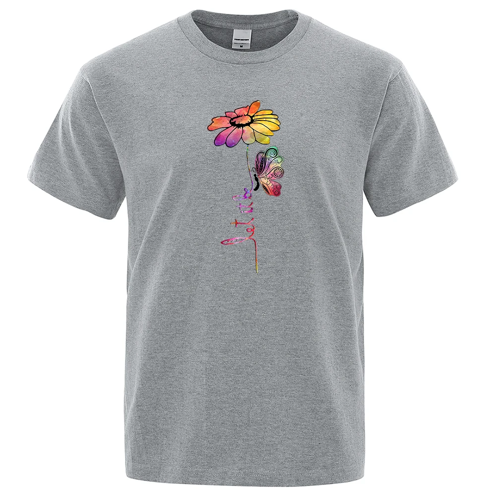 

106 / 5000 Flower Print T Shirts Men High Quality Sportswear Hip Hop Casual Harajuku