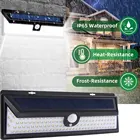 Уличный светильник на солнечной батарее, с датчиком движения, 118 светодиодный