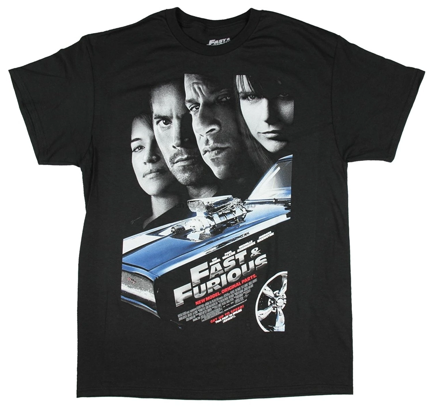 Мужская модная футболка с коротким рукавом The Furious постер|Мужские футболки| |