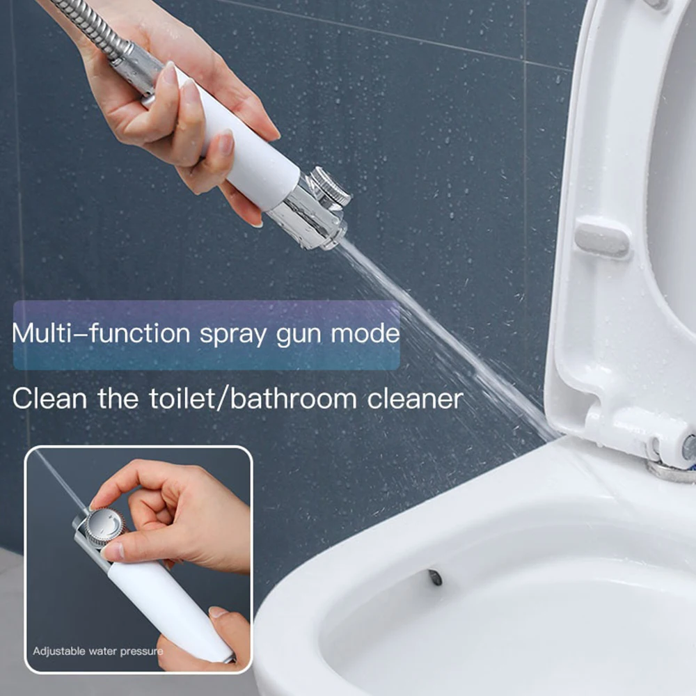 

Adustable 3 Modes Shower Head Bathroom Shower Accessories Handheld Water Saving Bath Shower Head High Pressure Shower Head