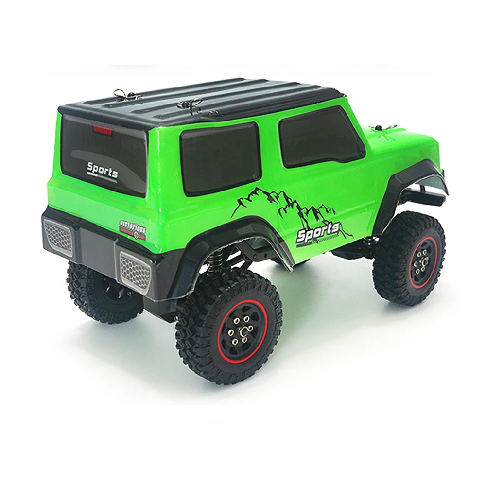

1/18 2.4G Remote Control Car Mini Four-wheel Drive Climbing Off-road Full-scale RC Car Model Toys