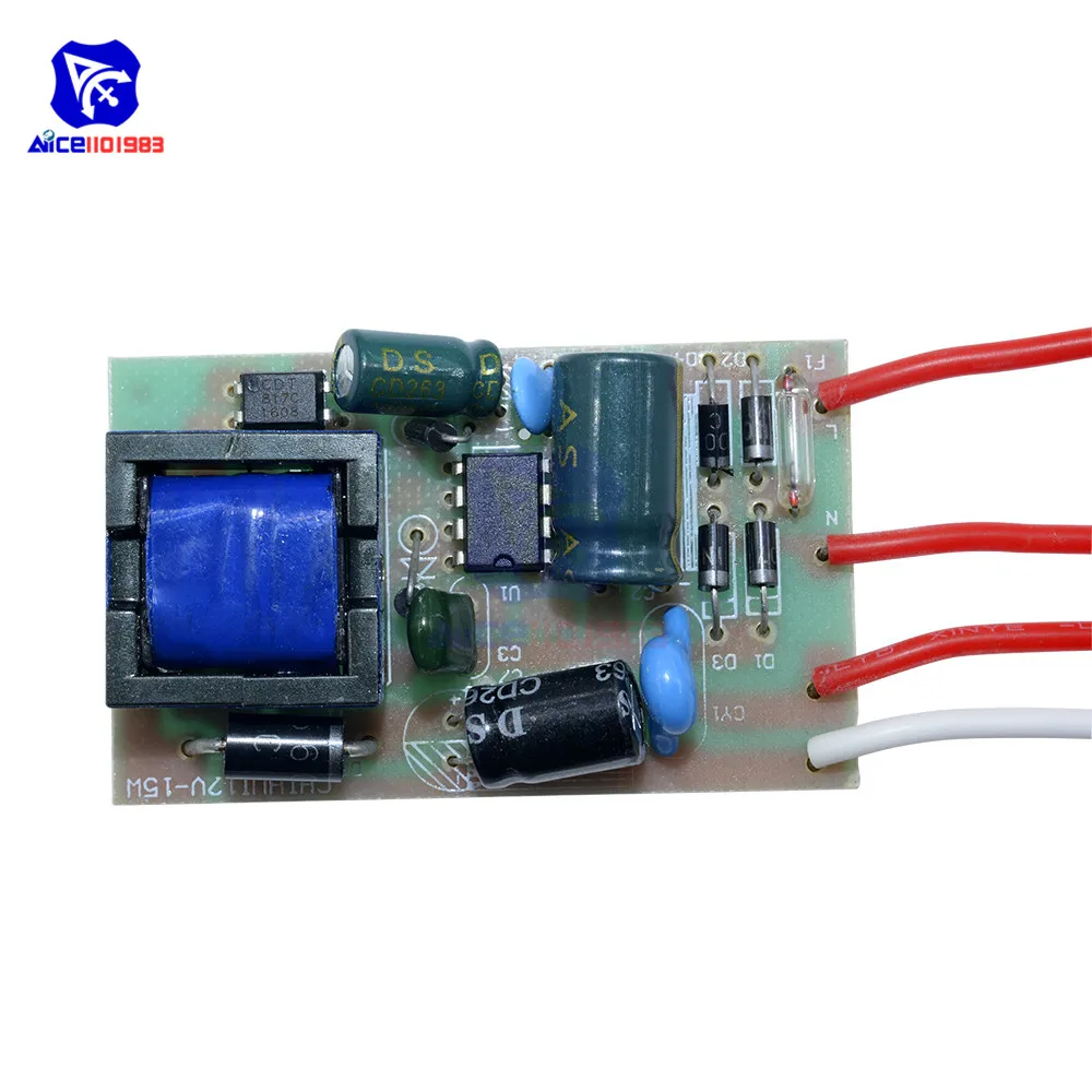 Diymore светодиодный адаптер питания для драйвера Трансформатор 220В 240В MR16 / MR11 12В