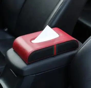 Коробка для салфеток из искусственной кожи автомобильный держатель коробка