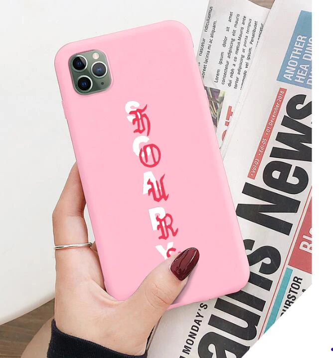 Мягкий силиконовый цветной чехол для iphone 6/6s 6Plus/6SPlus 7/8 7Plus/8Plus X XS XR XSMax 11pro |