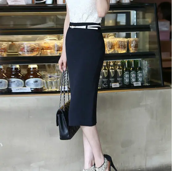 По индивидуальному заказу женская дизайнерская размера плюс облегающая юбка