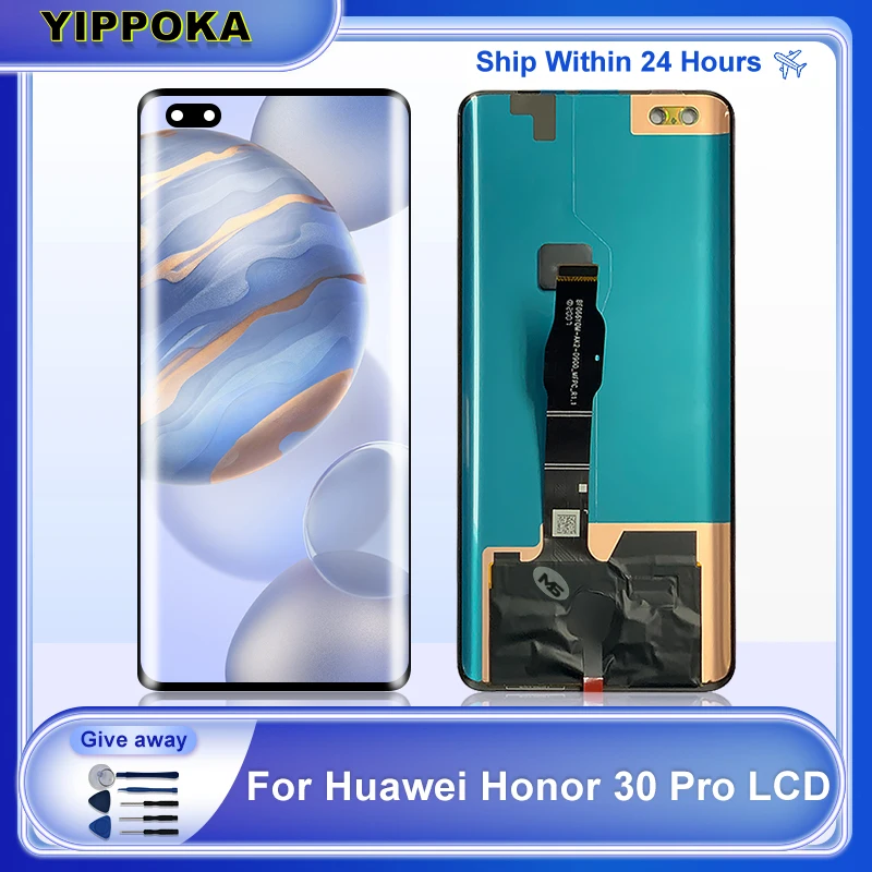 

"6.57" For Huawei Honor 30 Pro Display LCD Touch Screen Digitizer Display Replacement Parts For Honor 30 Pro EBG-AN00 LCD