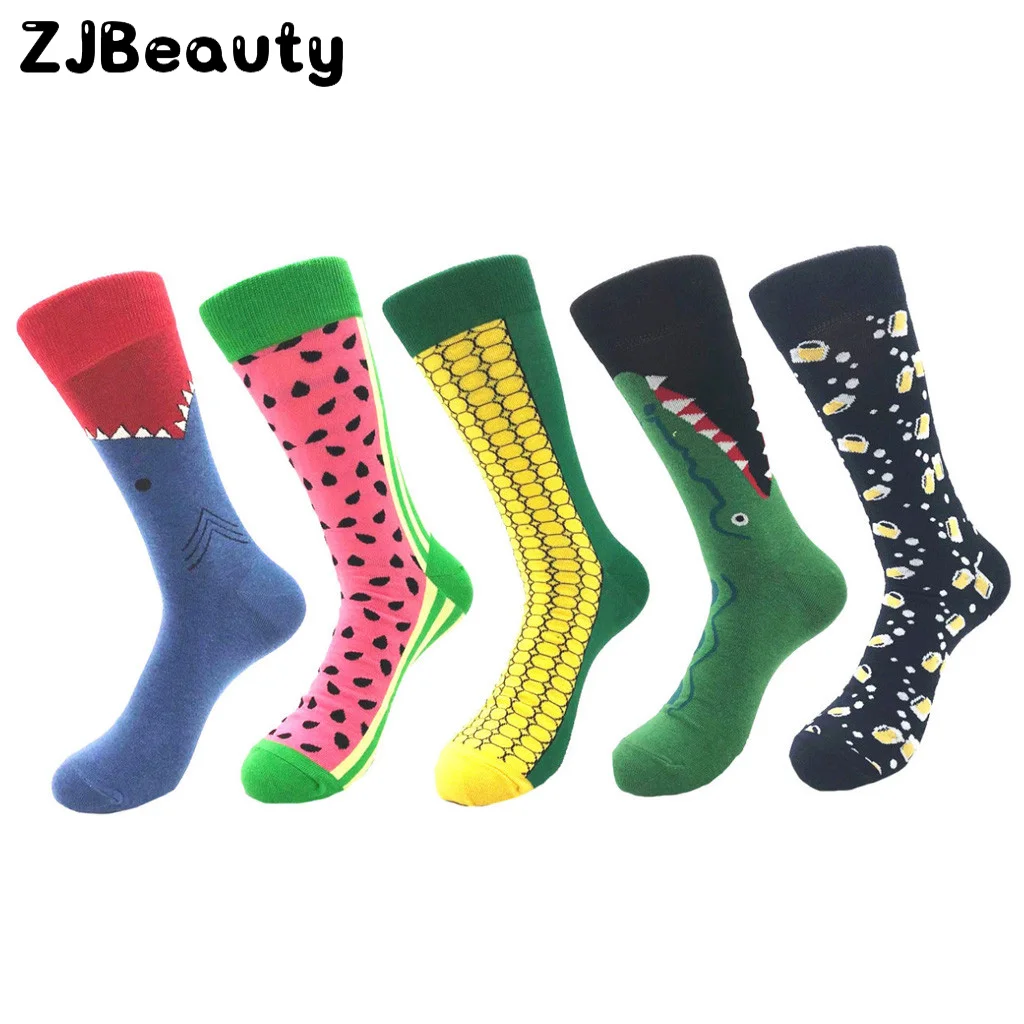 1 пара модные мужские и женские повседневные носки унисекс из чесаного хлопка с