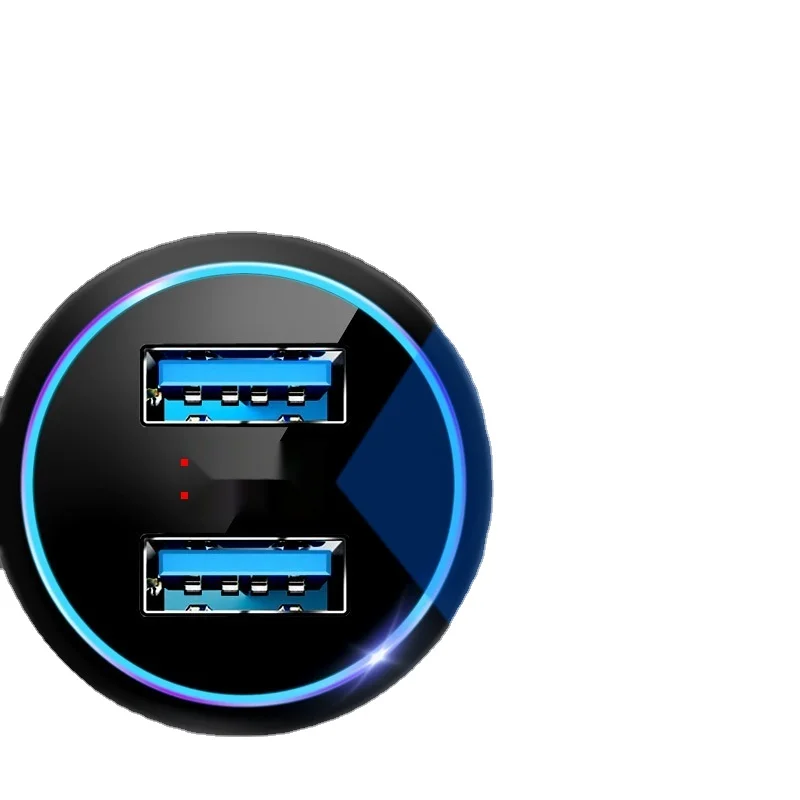 Новое автомобильное зарядное устройство с цифровым дисплеем двумя USB-портами