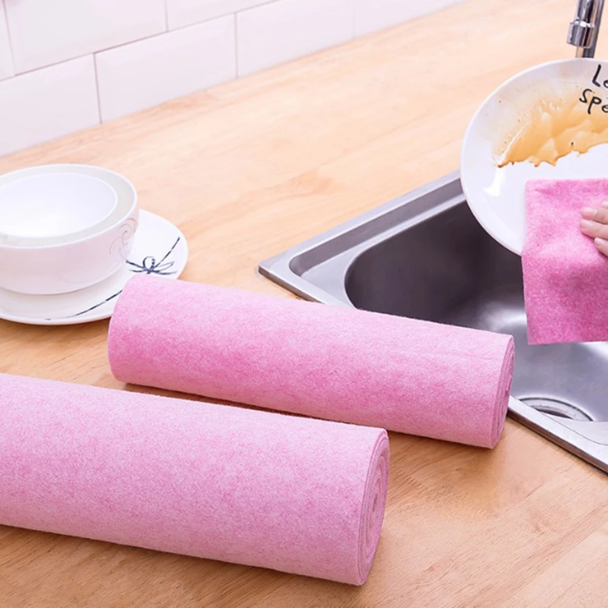 

Coconut Shell Fiber Household Washing Cleaning Towel Strong Absorbent Cleaning Cloth