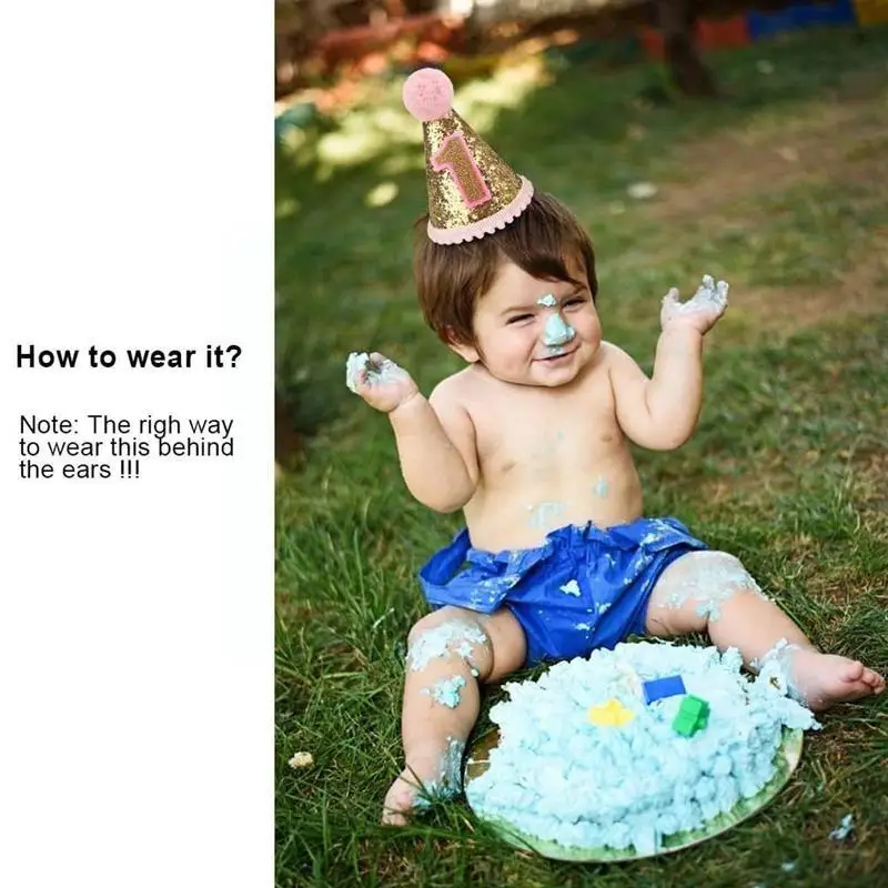 Детская фетровая шляпа для первого дня рождения K8T2 | Дом и сад