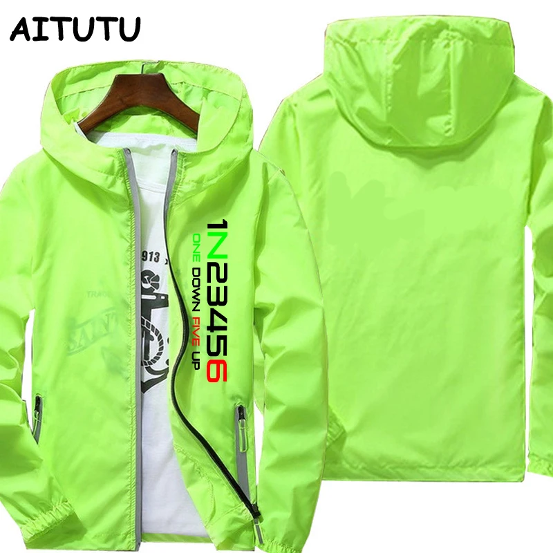 

Men's Reflective zipper Jacket 1N23456 Motorcycle Casual Women Windbreaker Hip Hop Hooded Coat Waterproof Streetwear Jackets 7XL