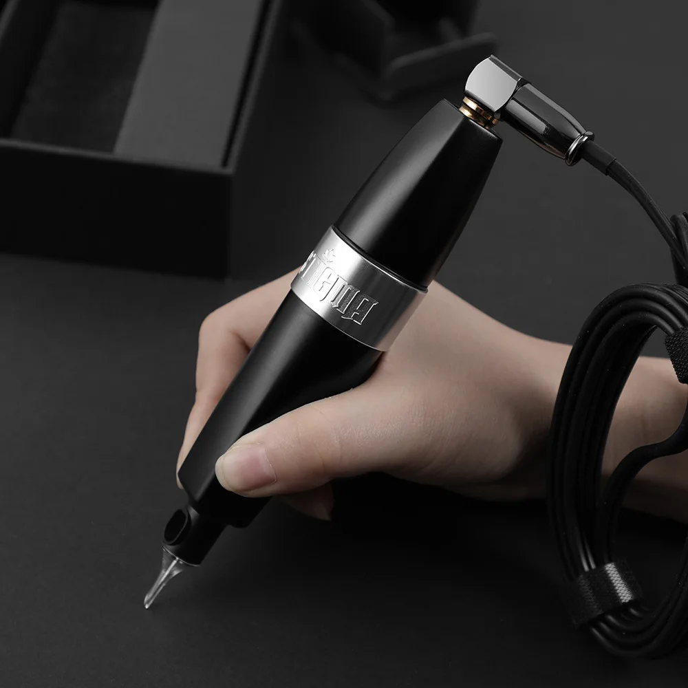 

Professional tattoo machine set tattoo pen special lipstick tattoo pen tattoo gun set power pedal 20pcs needle box