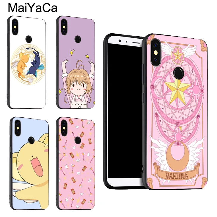 Чехол Cardcaptor Sakura для POCO X3 F2 Red mi Note 9 Pro 8 7 8T 9S 9A 9C Mi 10 Lite 9T A3 Coque|Бамперы| |