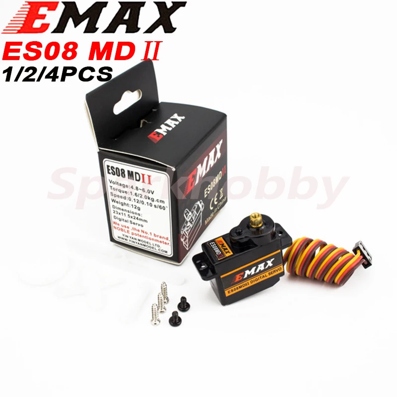 4 шт лот оригинальный emax es08mdii мета