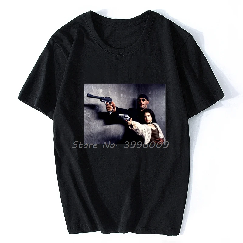 

Футболка мужская с принтом из фильма Leon The Professional, модная тенниска из хлопка с коротким рукавом, забавная майка для ТВ, лето